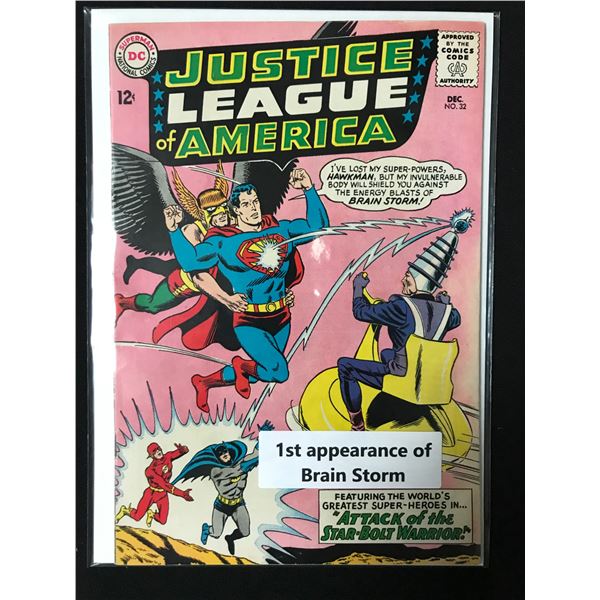 DC COMICS JUSTICE LEAGUE OF AMERICA NO.32 (1ST APPEARANCE BRAINSTORM)