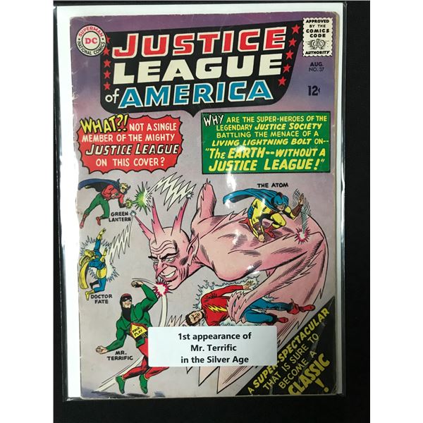 DC COMICS JUSTICE LEAGUE OF AMERICA NO.37 (1ST APPEARANCE MR. TERRIFIC)