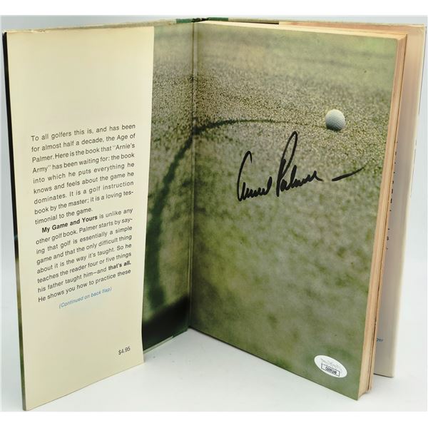 ARNOLD PALMER SIGNED BOOK - JSA COA