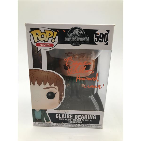 BRYCE DALLAS HOWARD SIGNED JURASSIC PARK FUNKO POP (WWOC COA})