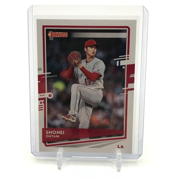 2020 PANINI DONRUSS SHOHEI OHTANI BASEBALL CARD