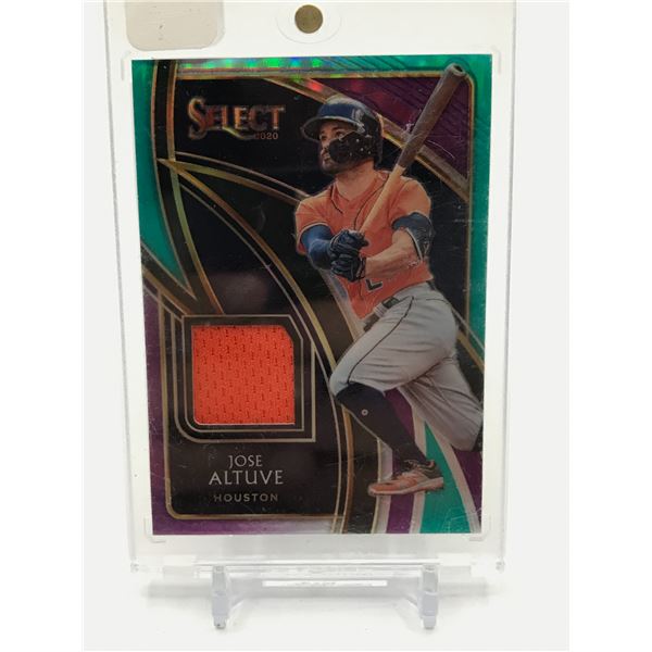 2020 PANINI SELECT JOSE ALTUVE PATCH 18/75