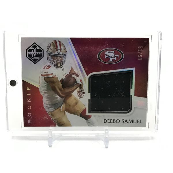 2019 PANINI LIMITD DEEBO SAMUEL ROOKIE PATCH 50/99
