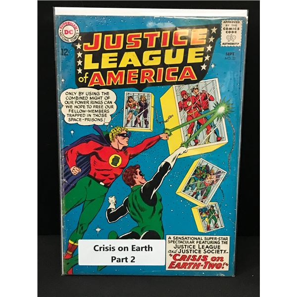 DC COMICS THE JUSTICE LEAGUE NO.22 CRISIS ON EARTH PART 2