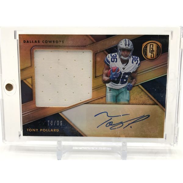2020 PANINI SELECT TONY POLLARD ROOKIE PATCH AUTO 70/99