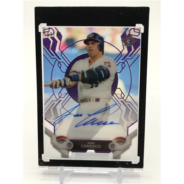 2019 TOPPS CERTIFIED JOSE CANSECO AUTO 69/99