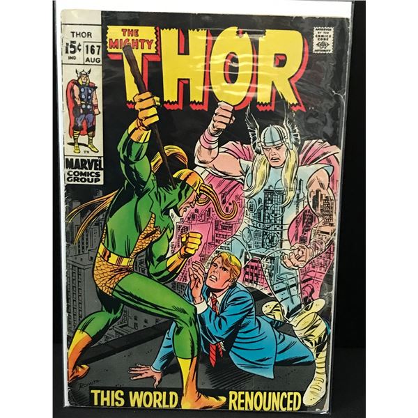 MARVEL COMICS THE MIGHY THOR NO.167