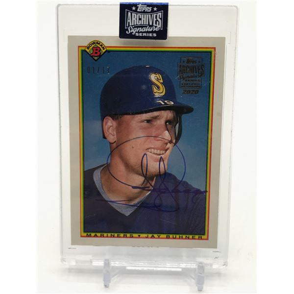 2020 BOWMAN ARCHIVES JAY BUHNER AUTO 1/17