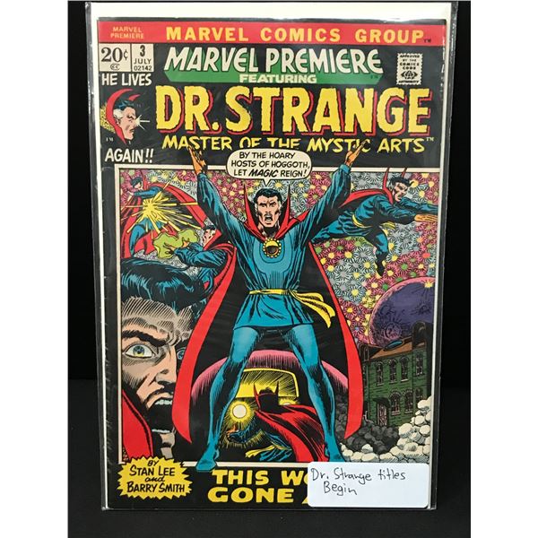MARVEL PREMIERE NO.3 FEATURING DR. STRANGE