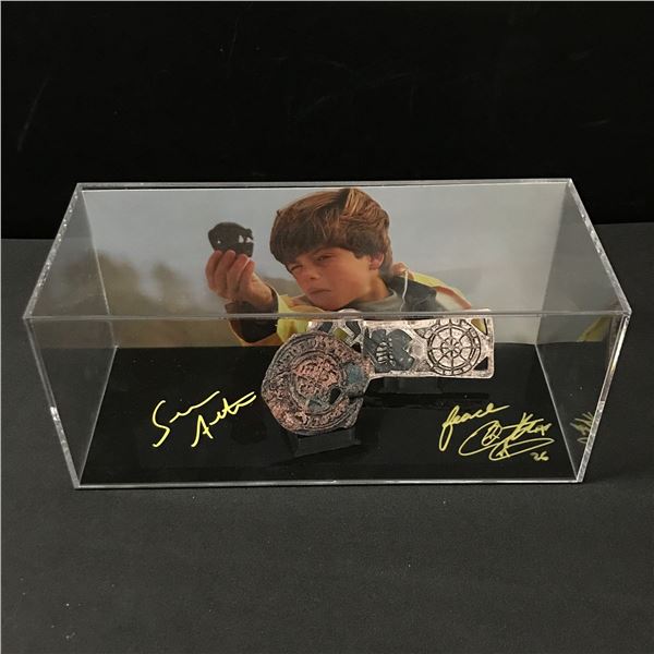 SEAN ASTIN AND COREY FELDMAN SIGNED GOONIES PRESENTATION DISPLAY (WWOC COA)_