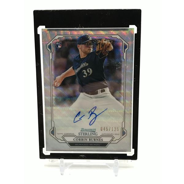 2019 TOPPS STERLING CORBIN BURNES ROOKIE AUTO 45/125