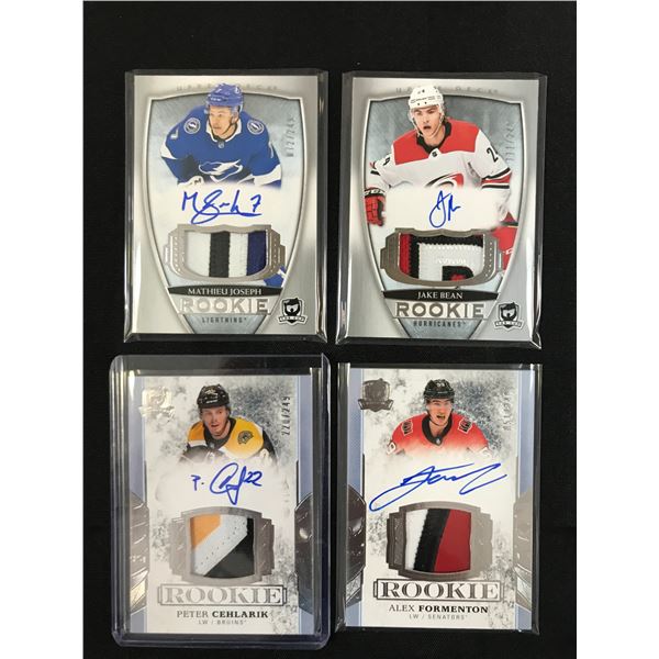 2020 UPPER DECK THE CUP ROOKIE PATCH AUTO TRADING CARD LOT