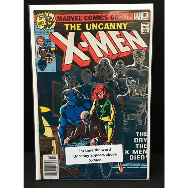 MARVEL COMICS THE UNCANNY X-MEN NO.114