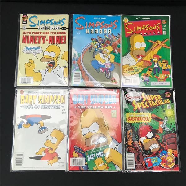 THE SIMPSONS COMIC BOOK LOT