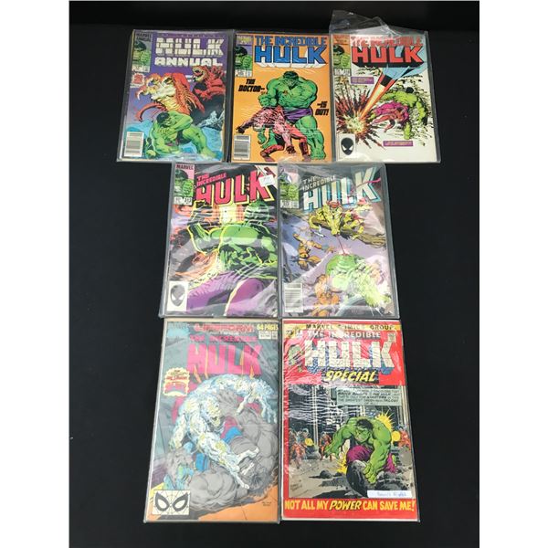 MARVEL COMICS THE INCREDIBLE HULK COMIC LOT