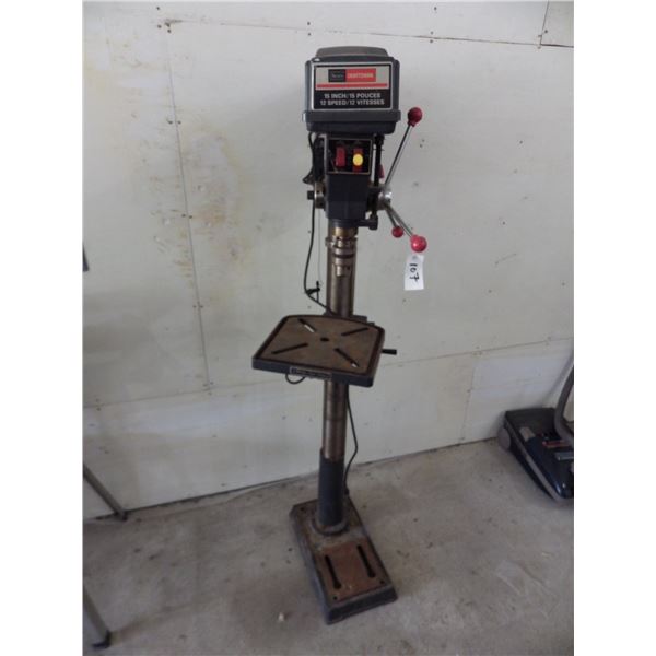 sears craftsman 15 inch , 12 speed drill press , 1/2hp motor