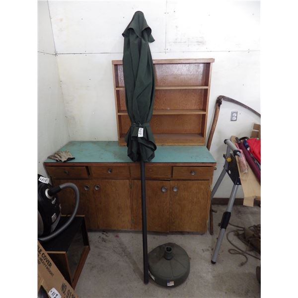 Garden table Umbrella with base