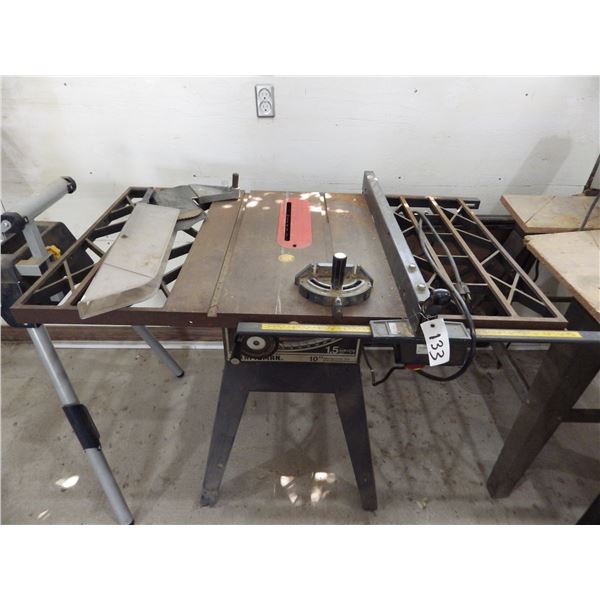 Craftsman 10 inch contractors saw 1.5 horsepower motor