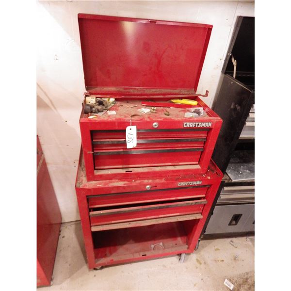 craftsman tool chest and rolling tool cabinet