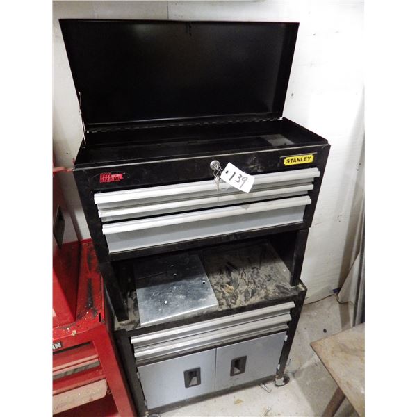 stanley tool chest and rolling tool cabinet