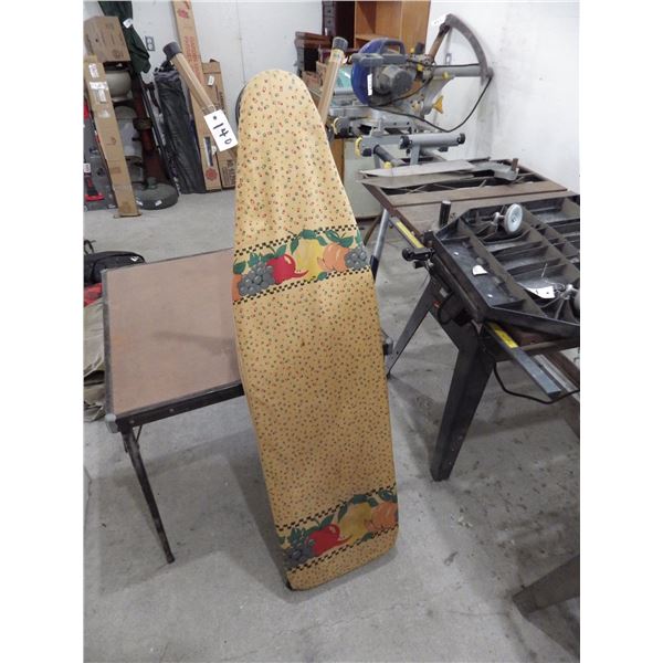 ironing board and card Table