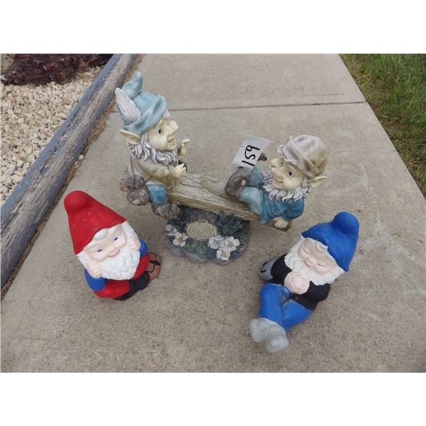 3 Lawn ornaments
