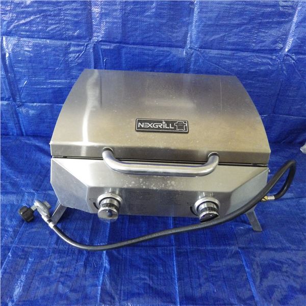 nexgrill stainless steel propane Table top barbecue