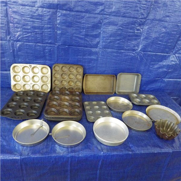 muffin tins and baking pans