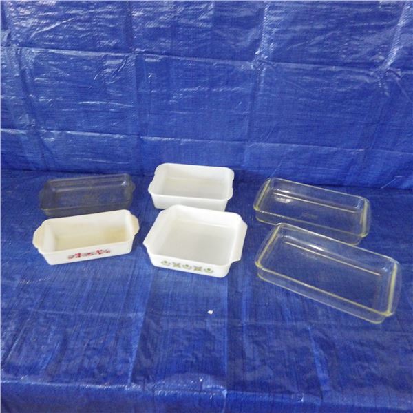 pyrex and other glass baking dishes