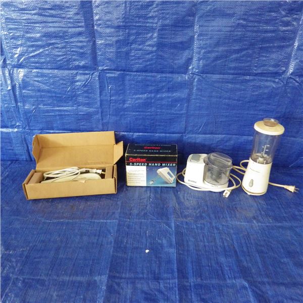 Electric knife , electric hand mixer and Food chopper processors