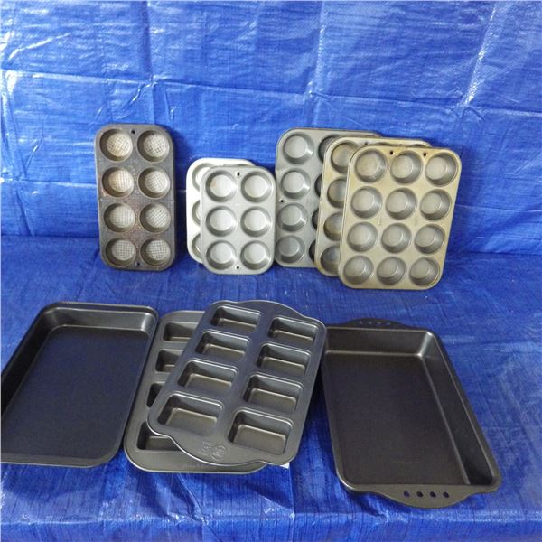 muffin tins and baking pans