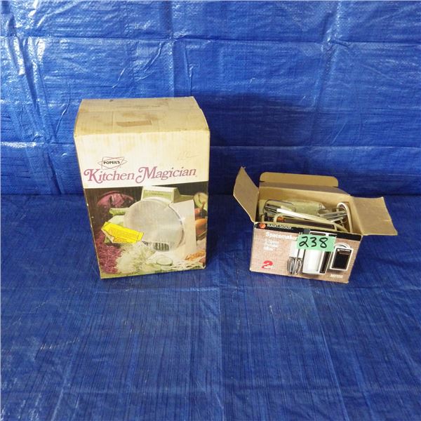 Kitchen magician and electric knife