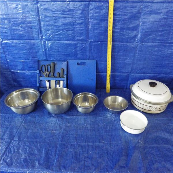 stainless steel bowls bowls and stock pot etc