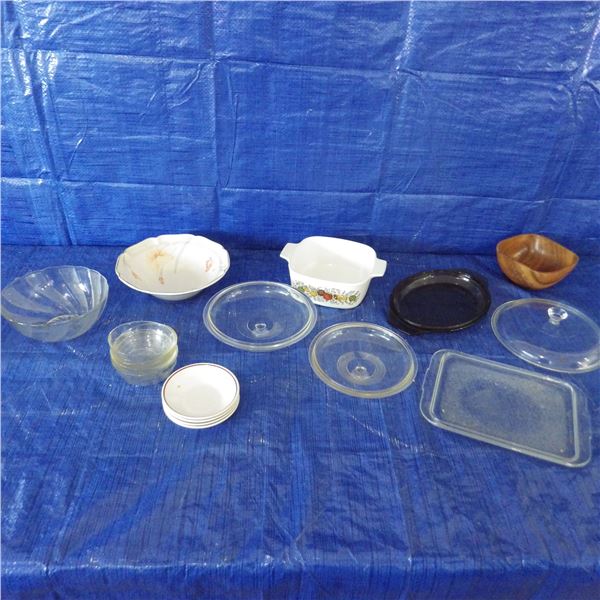 assorted glass and lids