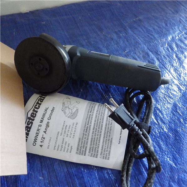 mastercraft 4 1/2 inch Angle grinder