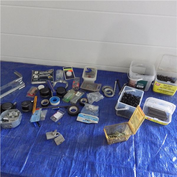 Lot of screws and shop supplies