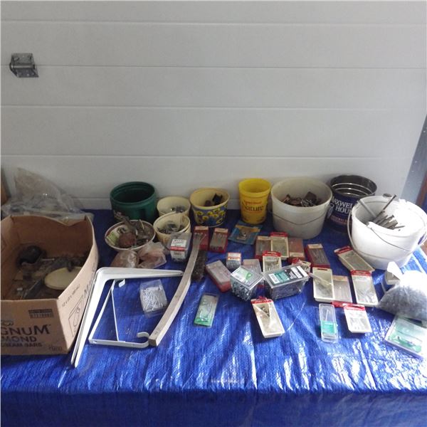 Screws , bolts , wire brush, ETC