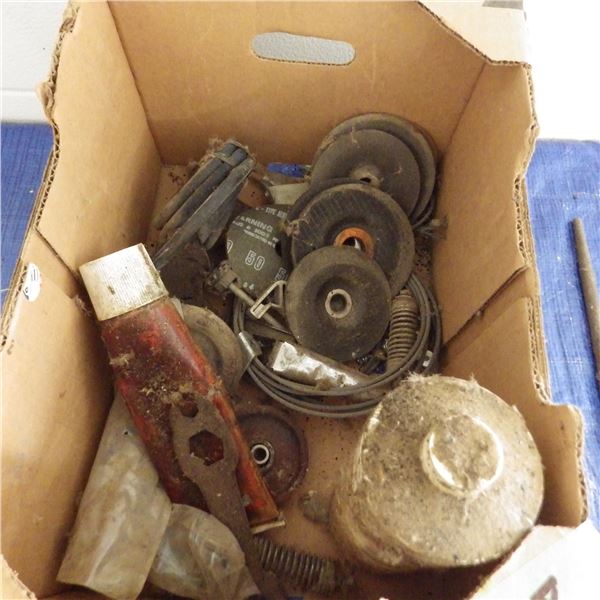 Wire brushes , ball peen hammers , files etc