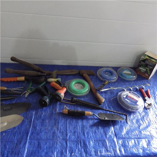 Gardening tools  &  Water fountain utility pump
