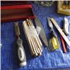 Image 4 : Tool box with Wood  chisels ETC