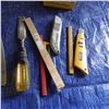 Image 5 : Tool box with Wood  chisels ETC