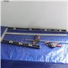 Image 1 : Levels , T square , broken clamp with extra end