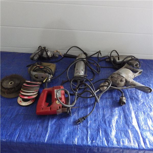 Grinding disks , electric hand tools - None tested