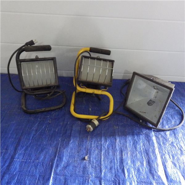 Halogen floodlights - 1 works