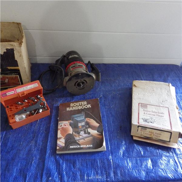sears / craftsman Electric Router and accessories