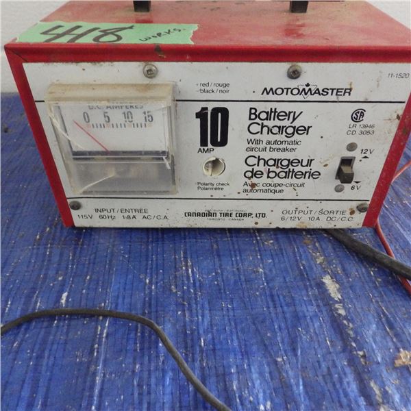 Moto master 10 Amp Battery Charger