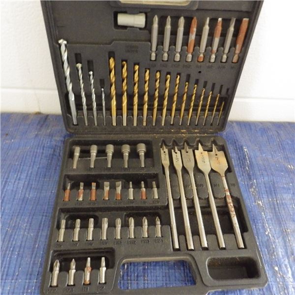 drill bit  Set in carrying case