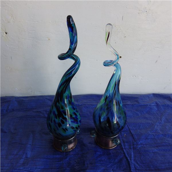 Decorative art glass Solar lights