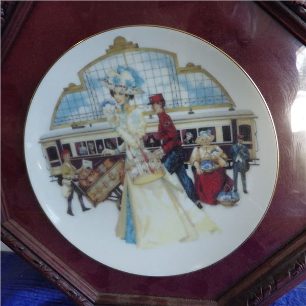 framed decrotave plate
