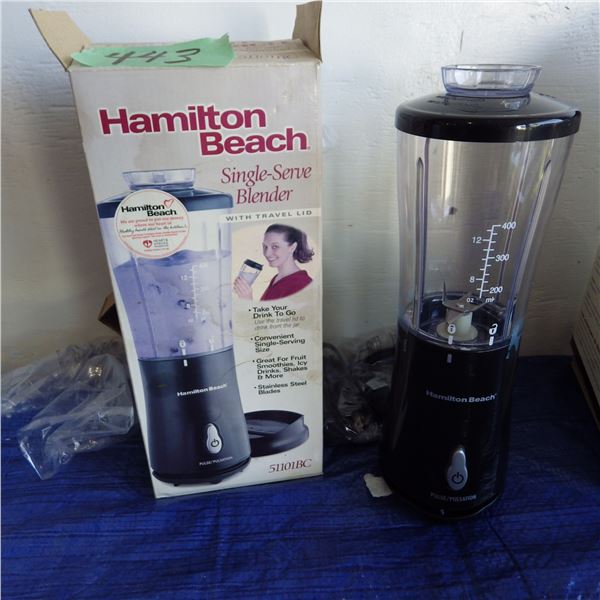 Hamilton Beach single serve  Blender
